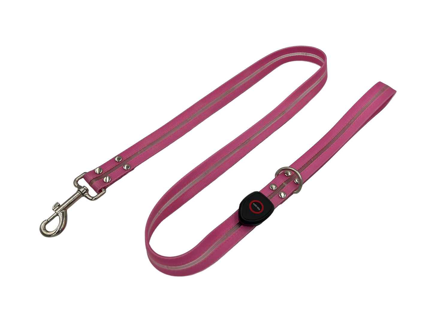 Guinzaglio Led per Cani - Rosa