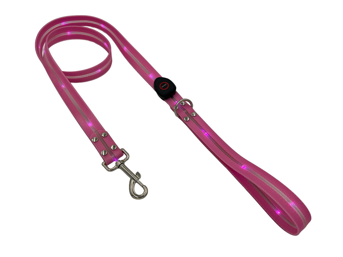 Guinzaglio Led per Cani - Rosa