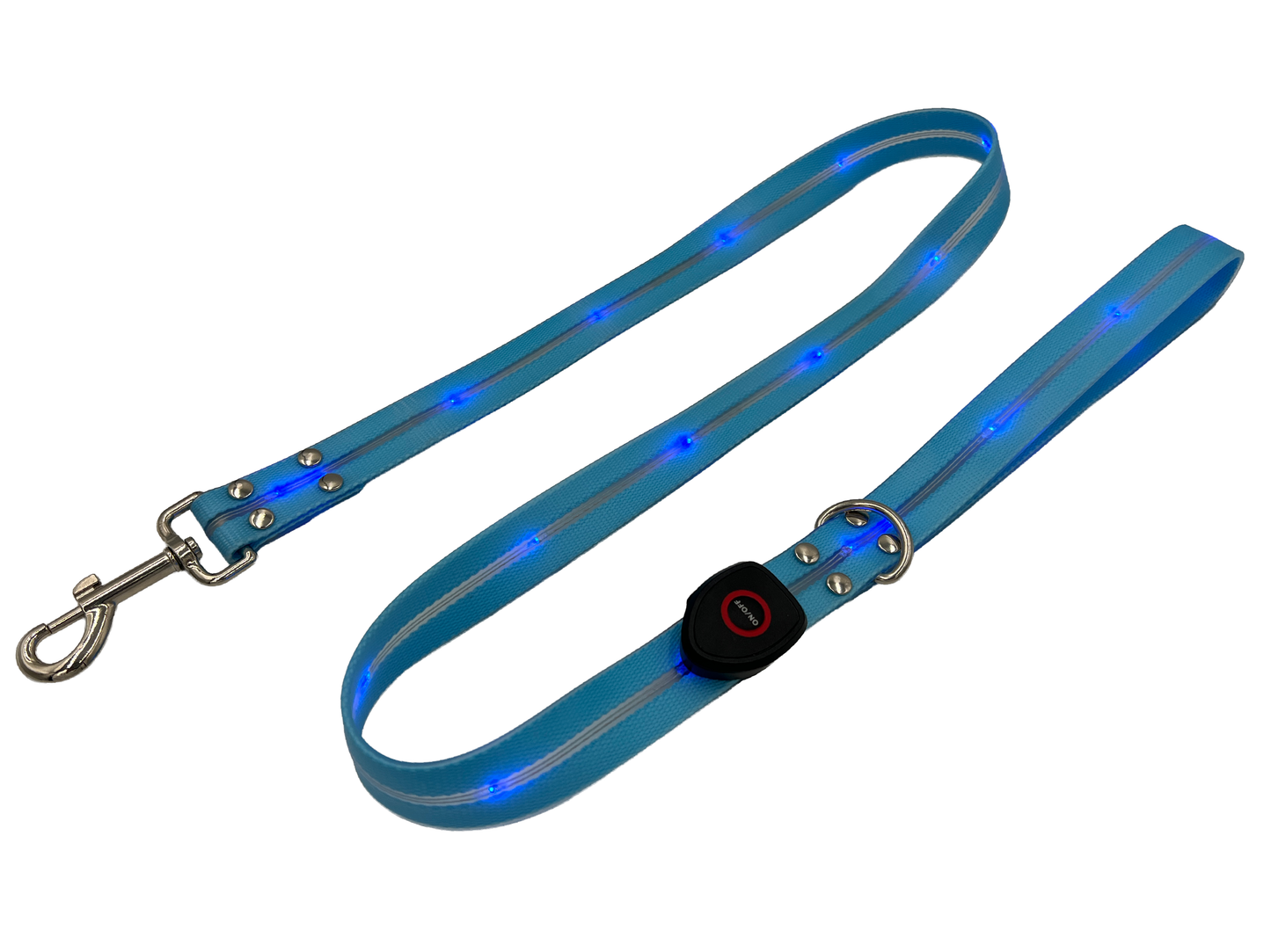Guinzaglio Led per Cani  -  Azzurro