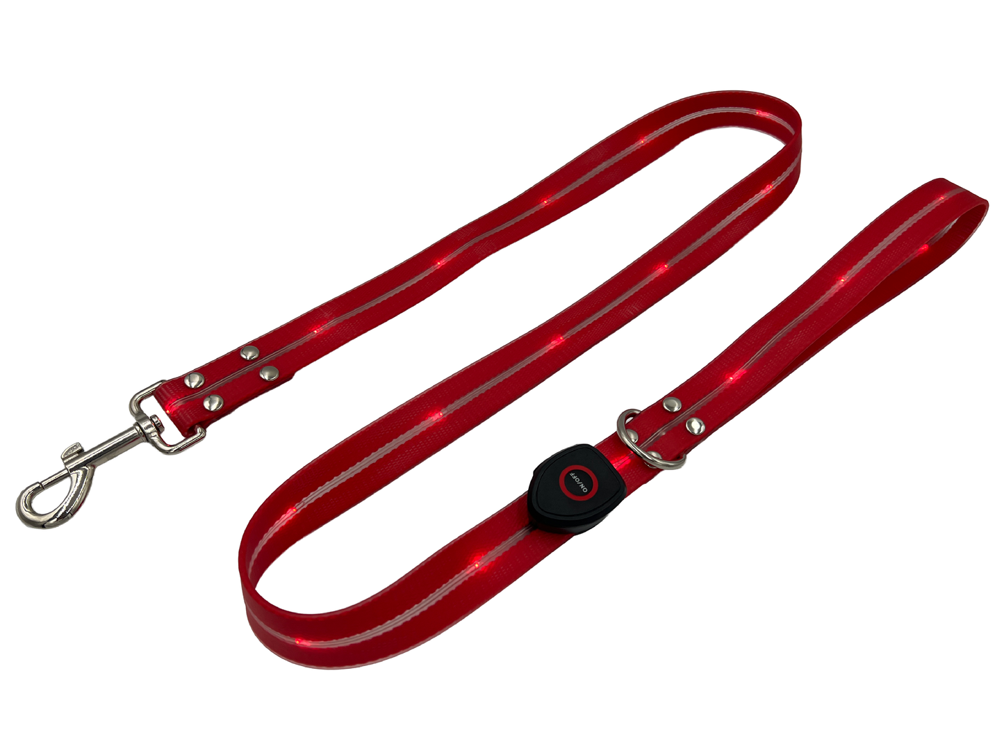 Guinzaglio Led per Cani - Rosso