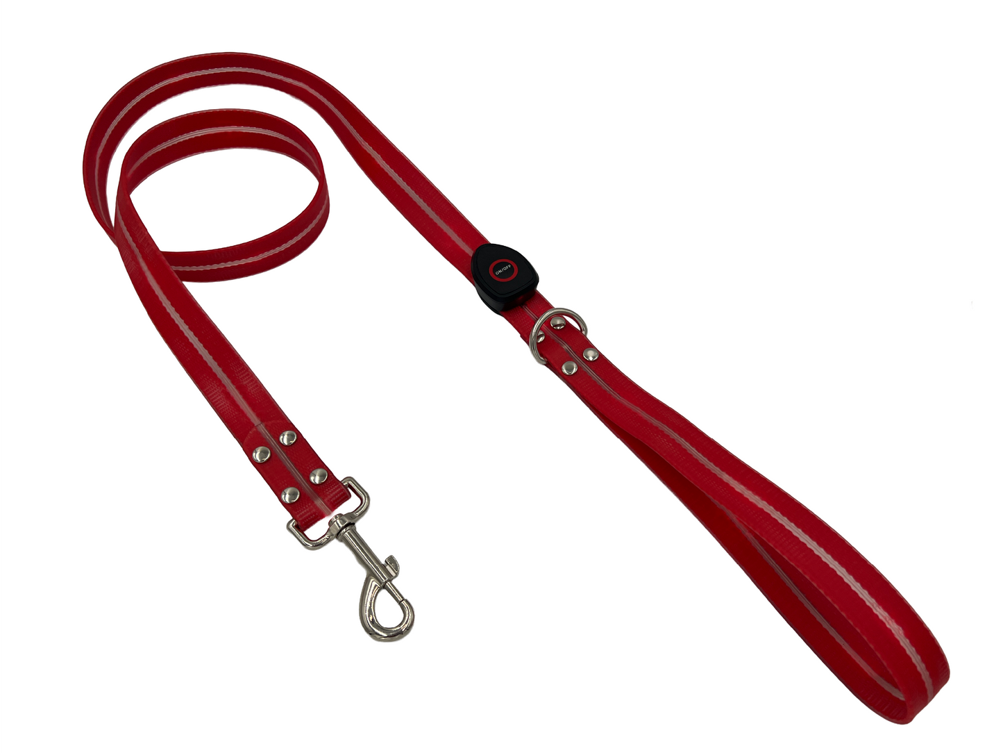 Guinzaglio Led per Cani - Rosso